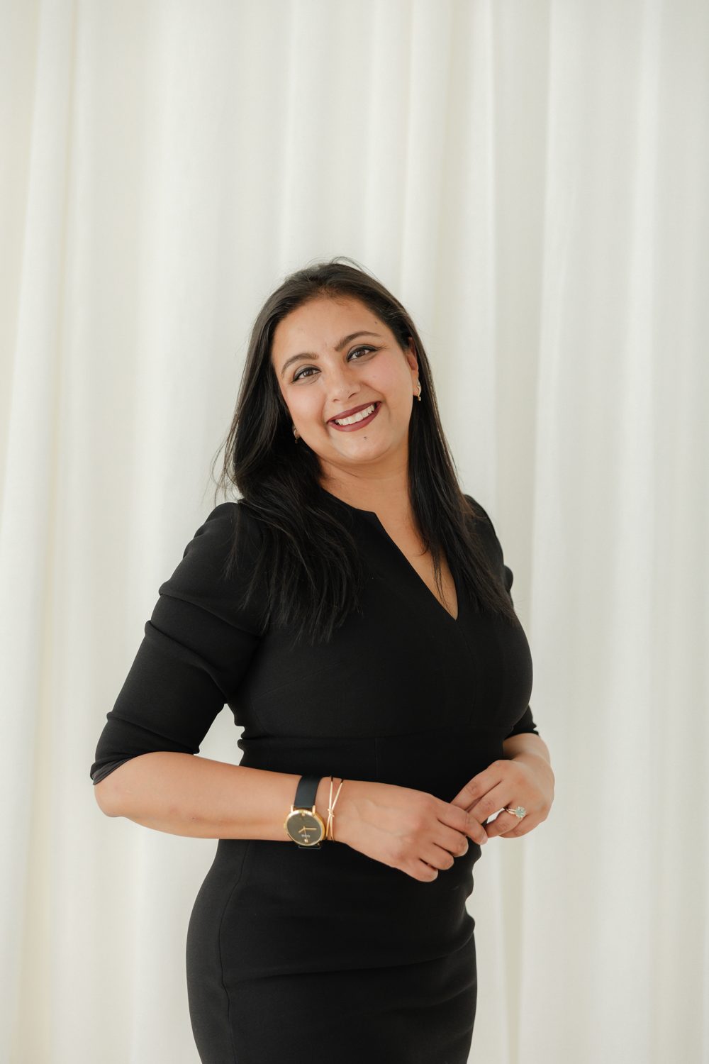Sugandha Arora, insurance adviser, smiling